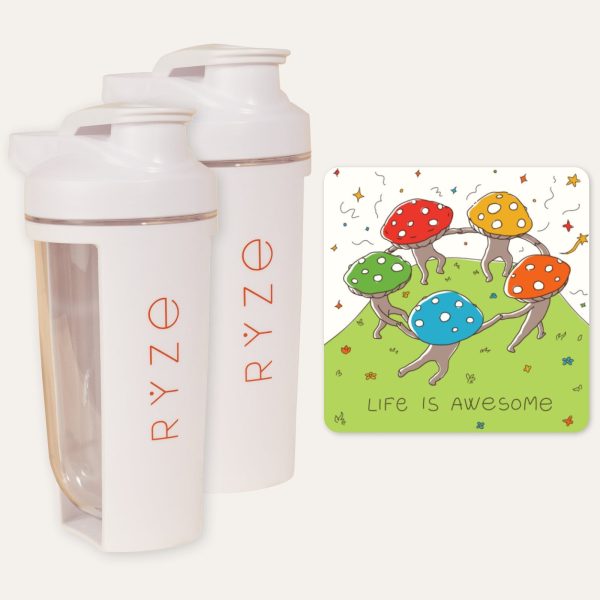 2 Shaker Bottles + FREE Gifts - Image 2
