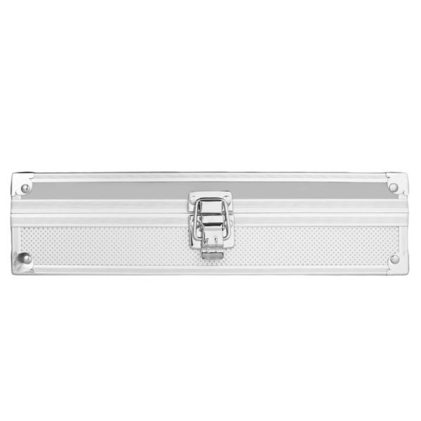 Silver Watch and Jewelry Display Metal Storage Box - Image 3