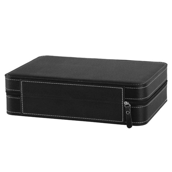 10 Slots Black Portable Travel Watch and Jewelry Storage Box - Image 5