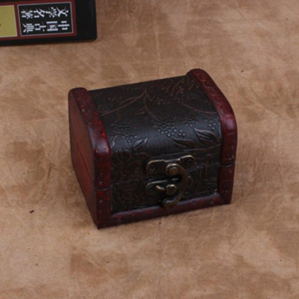 Retro Wood Watch and Jewelry Display Box - Image 3