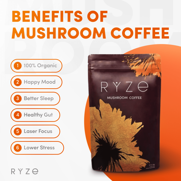 RYZE Day + Night Bundle (Mushroom Coffee + Mushroom Cocoa) - Image 7