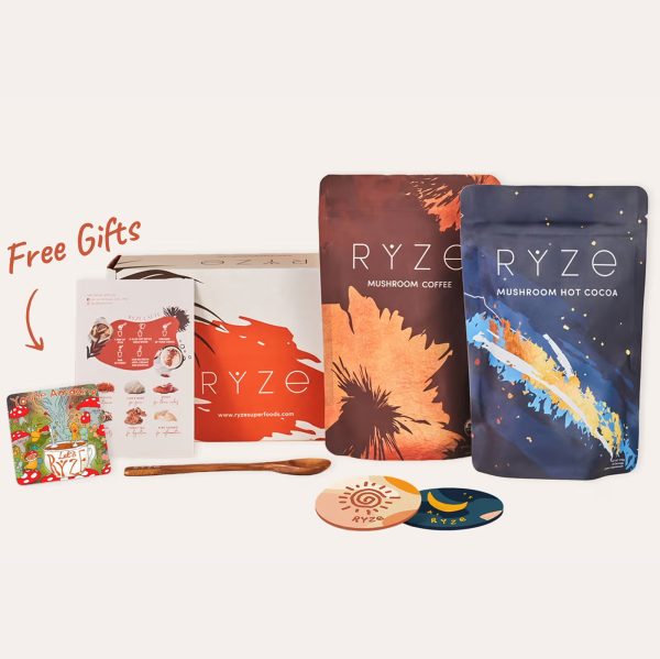 RYZE Day + Night Bundle (Mushroom Coffee + Mushroom Cocoa) - Image 8